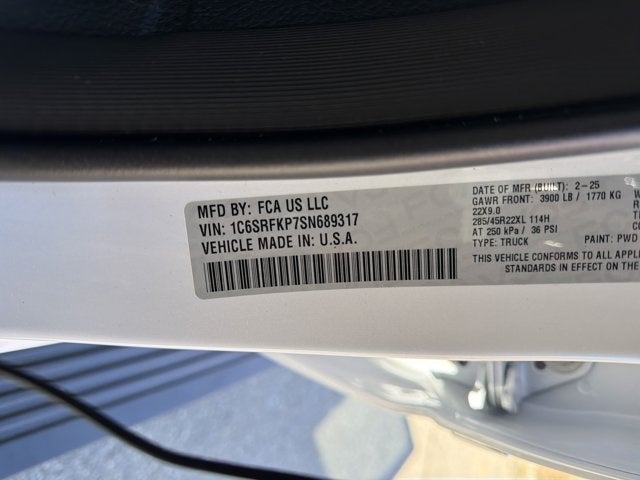 2025 RAM 1500 Tungsten