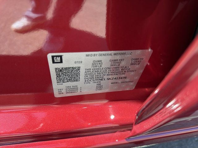 2019 Chevrolet Silverado 1500 High Country