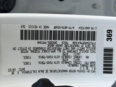 2023 Toyota Tacoma SR V6
