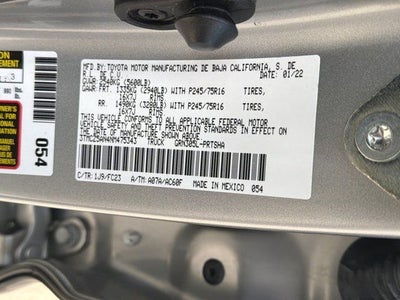 2022 Toyota Tacoma SR5 V6