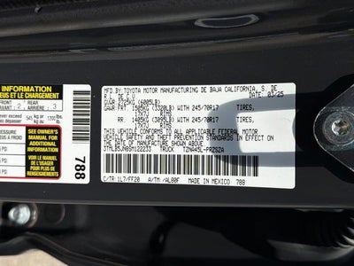 2025 Toyota Tacoma SR5