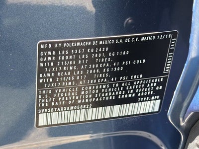 2019 Volkswagen Tiguan 2.0T SE 4Motion