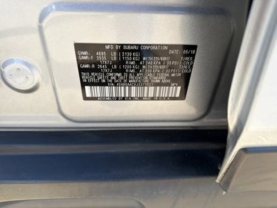 2018 Subaru Outback 2.5i