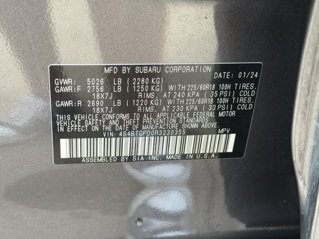 2024 Subaru Outback Touring XT