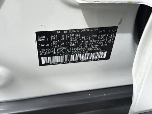 2025 Subaru Outback Touring XT