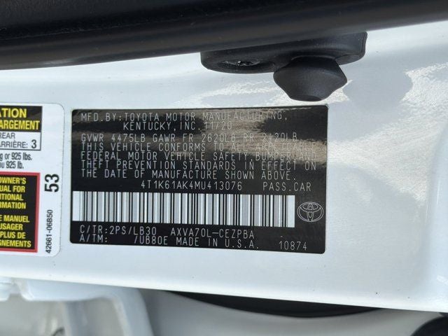 2021 Toyota Camry XSE