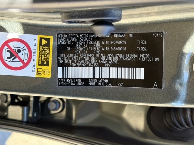 2019 Toyota Highlander XLE