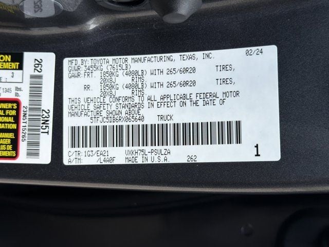 2024 Toyota Tundra Hybrid Limited
