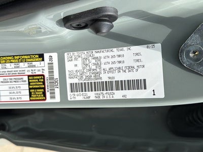 2025 Toyota Tundra SR5