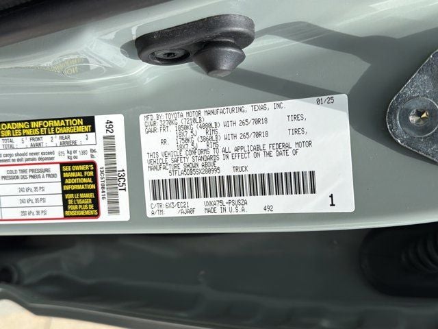 2025 Toyota Tundra SR5