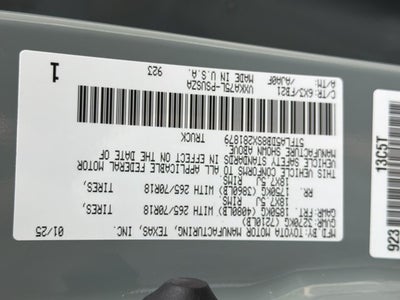 2025 Toyota Tundra SR5