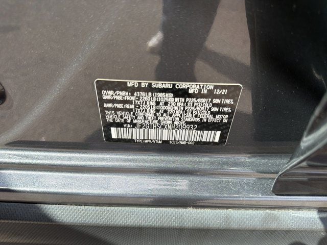 2022 Subaru Crosstrek Sport