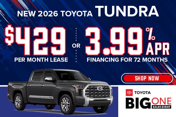 New 2026 Toyota Tundra