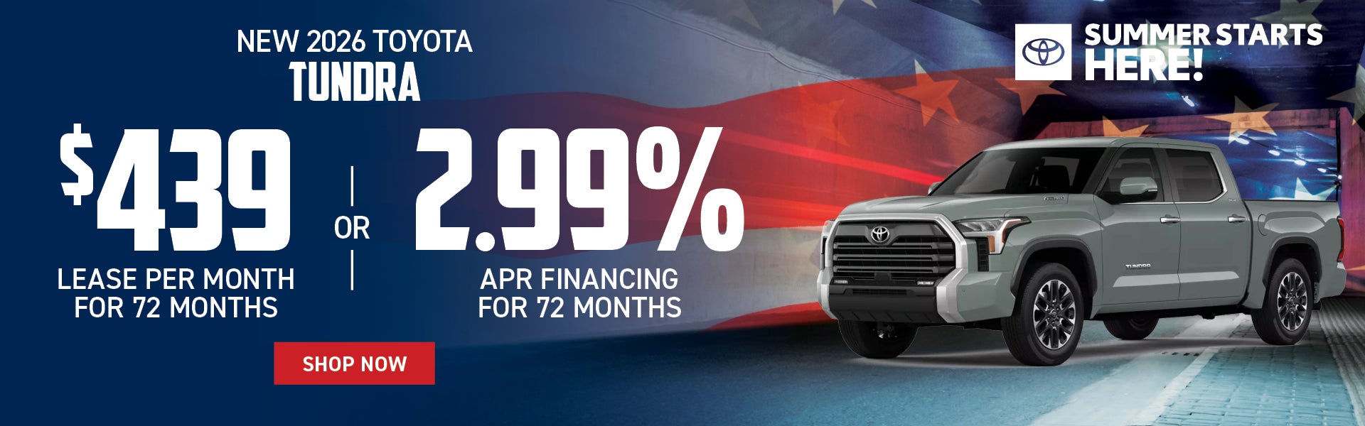 New 2026 Toyota Tundra