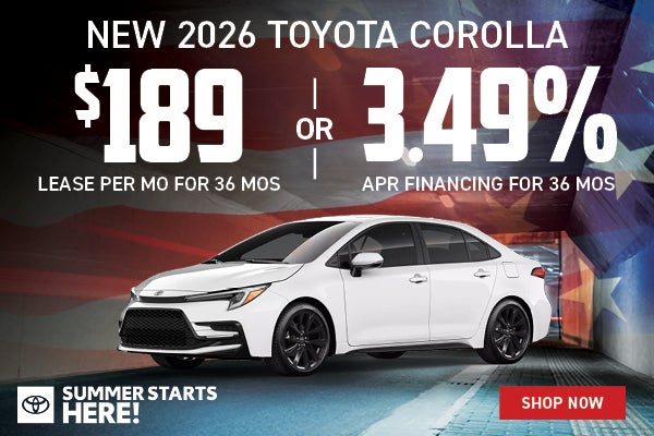 New 2026 Toyota Corolla